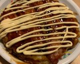 A picture of step 11 of Okonomiyaki.