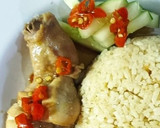 Foto langkah ke 6 dari resep Nasi Hainam Rice Cooker.