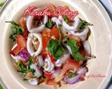 Gambar langkah 4 resipi Kerabu sotong.