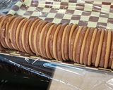Csíkos kekszes süti recept fázis 3 fotója