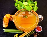 A picture of step 5 of Lemongrass Mint Spiced Saffron Tea - Royal Saffron Spiced Tea.