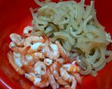 Hình bước làm 2 của món Mít Trộn (Mít Thấu)
