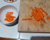 Foto del paso 5 de la receta: Mojara frita con verduras salteadas