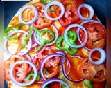 A picture of step 2 of Pizzadilla.