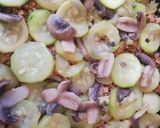 Cukkinis-gombás rakott barna rizs, IR, GM recept fázis 4 fotója