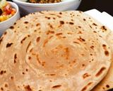 A picture of step 8 of Teh waly Parathy.