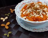 गाजर का हलवा (Gajar ka halwa recipe in hindi) रेसिपी चरण 3 फोटो