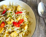 Foto langkah ke 4 dari resep Tumis Tauge Tahu.