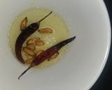 A picture of step 2 of Masoor dal bharta(Bengali style).