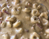 Foto del paso 9 de la receta: Tortellinis con bacon, salsa de verduras y queso