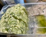 A picture of step 1 of Fluffy Crustless Zucchini Pie.
