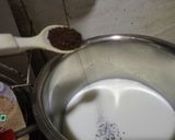 A picture of step 1 of Gulkand tea.