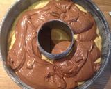 A picture of step 5 of Marmorkuchen (German Marble Cake).