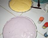 Foto langkah ke 4 dari resep Bolu kukus rainbow hemat telur.