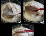 A picture of step 4 of Pumpkin Marble Chiffon Cake.