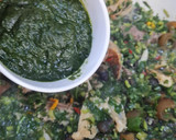 A picture of step 4 of Afang Soup 🍲.