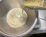 A picture of step 2 of Ultraman's Overnight Oats.