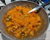 Foto del passaggio 3 della ricetta Penne con zucca e salsiccia di norcia