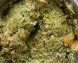 A picture of step 2 of Palak-Corn Curry.
