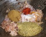 A picture of step 2 of Tindora masala.