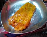 A picture of step 4 of Pumpkin Flower Fritters.