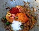 A picture of step 3 of Dahi Potol.