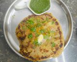 A picture of step 6 of Aloo Paratha.