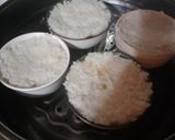Foto langkah ke 8 dari resep Nasi Tim Ayam Jamur.