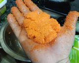 A picture of step 5 of Instant coconut stuffed dryfruits bread peda.