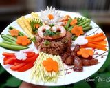 Hình bước làm 3 của món Cơm chiên mắm ruốc Thái