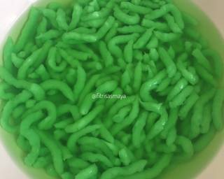 Pandan Cake Cendol Palm Sugar Pudding - Step 6