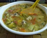 हरी सब्जियां और ओट्स सूप (hare sabjiyaan aur Oats soup recipe in hindi) रेसिपी चरण 6 फोटो