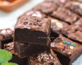 Foto langkah ke 6 dari resep Chocolate Fudge Brownies (lebih nyoklat + shiny crust).