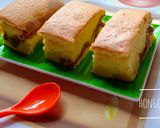 Hình bước làm 6 của món Zebra ogura cake phiên bản matcha