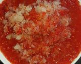 A picture of step 3 of Waakye or Waashe with shito(check for my shito recipe).