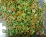 A picture of step 3 of Veg Seekh Kebab.