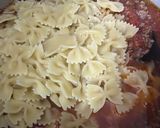 A picture of step 5 of Lasagna soup.