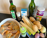 Foto del paso 1 de la receta: Pollo al estragón con muselina de puerros
