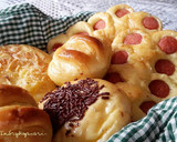 Foto langkah ke 4 dari resep Roti manis tanpa ulen praktis empuk.