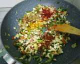 A picture of step 7 of Vegetable paneer rice samosa.