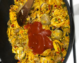 Foto del paso 6 de la receta: Arroz con cuerpos de centollo o cangrejo, cigalas, almejas y calamar