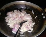 A picture of step 2 of Dosa with coconut chutney.
