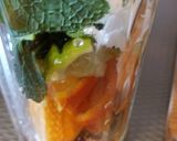 A picture of step 1 of Orange mojito.