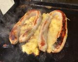 Une image de l'étape 9 de Saucisses au couteau aux pommes et romarin.