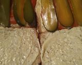 A picture of step 4 of Ham Sandwich batch 7.
