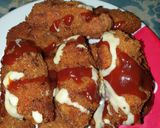 A picture of step 6 of Meat rolls.