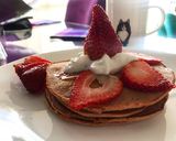 Foto del paso 6 de la receta: Pancakes de fresa y galleta