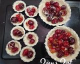 A picture of step 3 of Cherry Tarts.