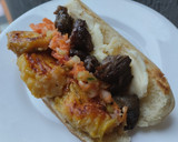 Foto del paso 8 de la receta: Sánduche🥯de carne,🍖queso🧀y plátano🥙maduro🌮