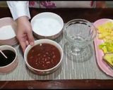 Foto langkah ke 4 dari resep Es kacang merah Gula arenMinuman Khas Palembang.